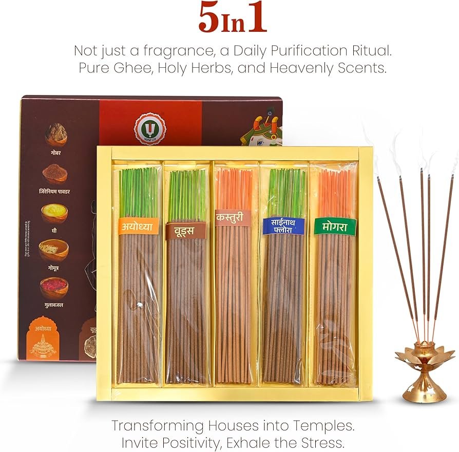 5 in 1 Agarbatti Box